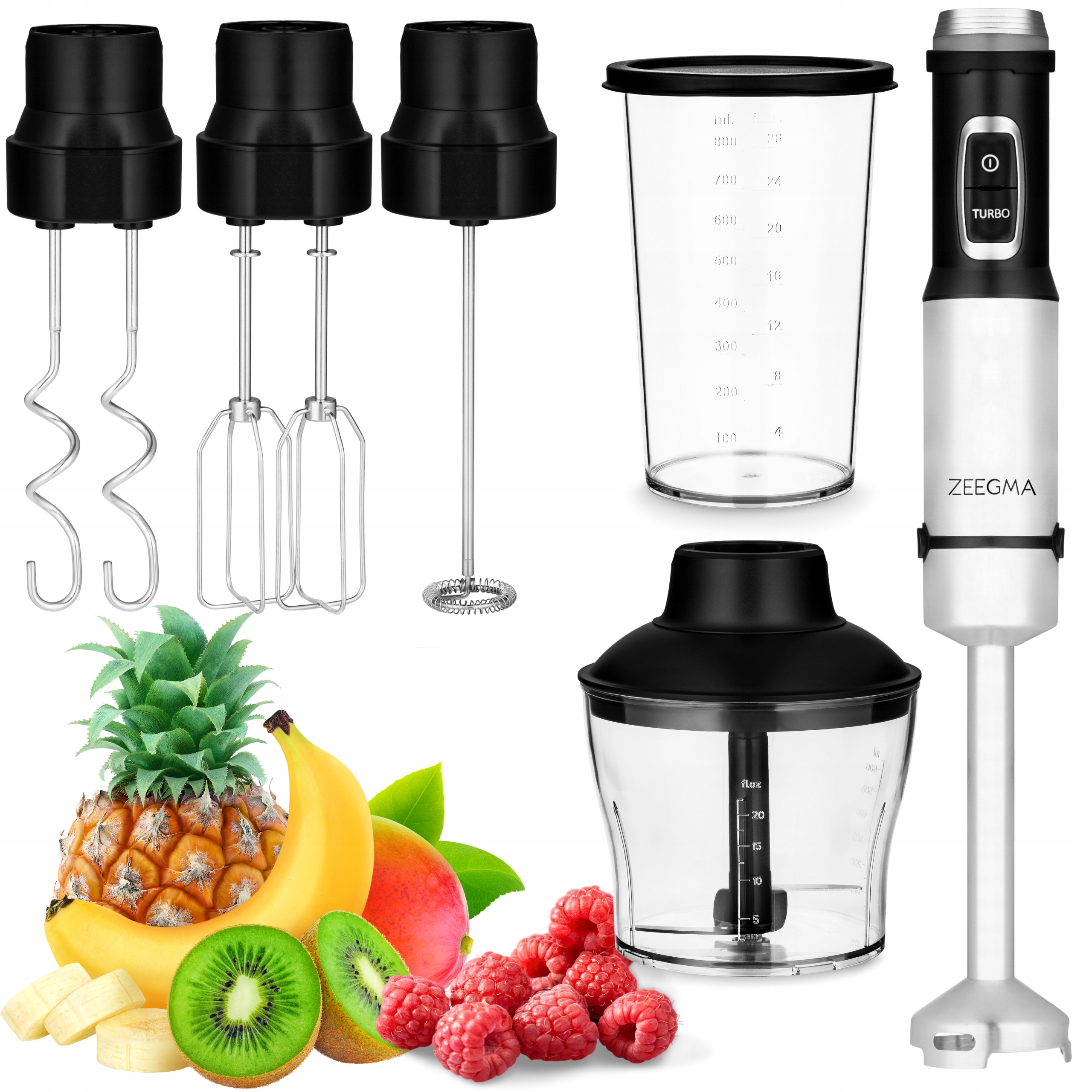 Zeegma Handy Chef 1500 W tyčový mixér čierny